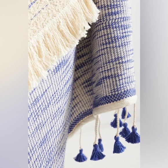 Anthropologie Embellished Nayo Throw Blanket NEW WITH TAGS - Picture 2 of 5